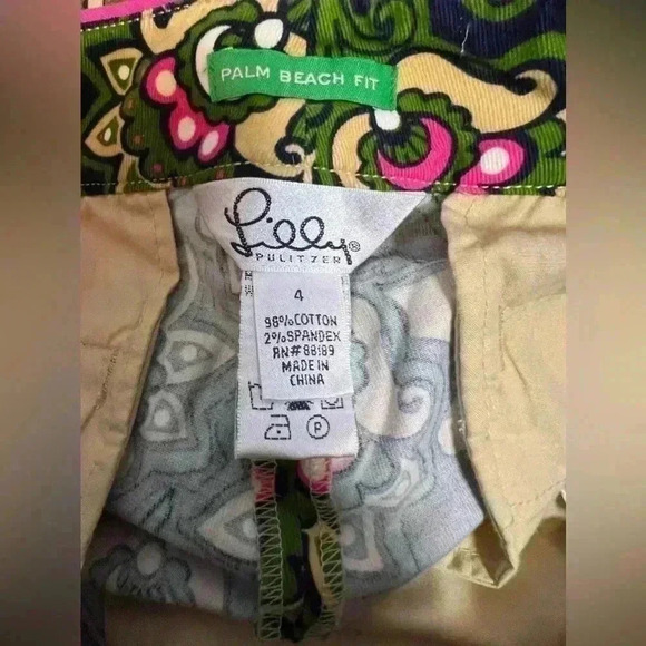 Lilly Pulitzer rare vintage corduroy the nutty professor capri pants - Picture 4 of 8